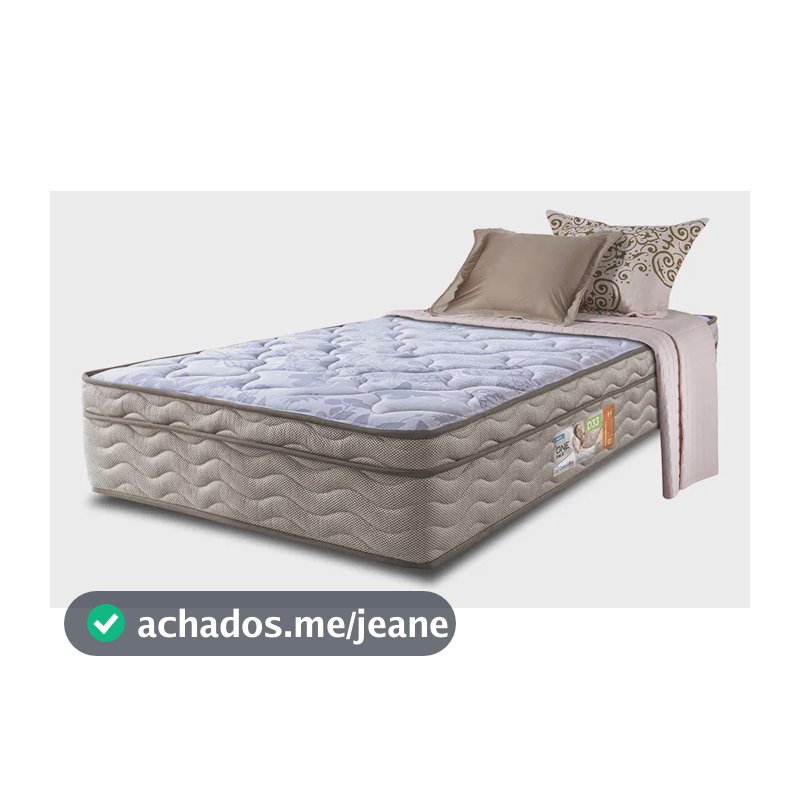 Colchão Solteiro OrtoFirm 88x188x28 One Face Espuma D33 Dourado