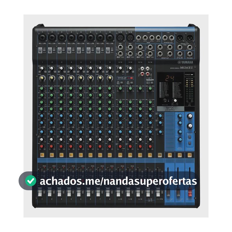 Console Yamaha MG16XU de mistura