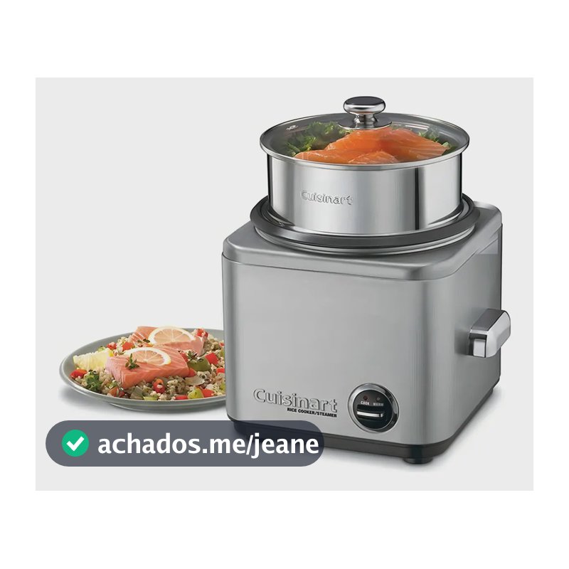 Panela Elétrica Cuisinart 650w Em Aço Escovado Crc-800 Cor Prateado Frequência 60