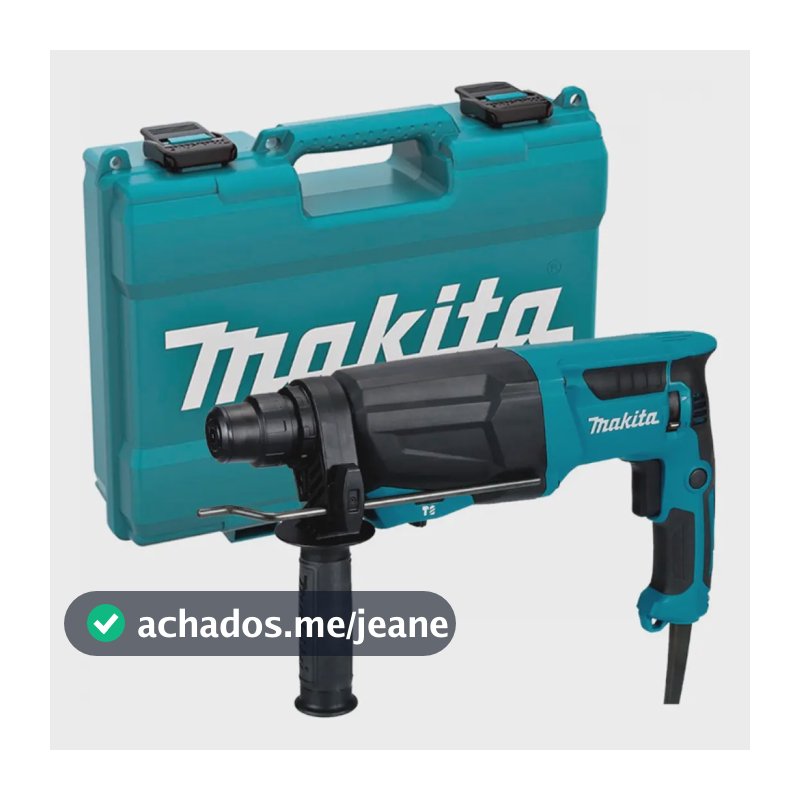 Martelete Perfurador E Rompedor 800w 3,0 Joules S - Makita Azul-turquesa