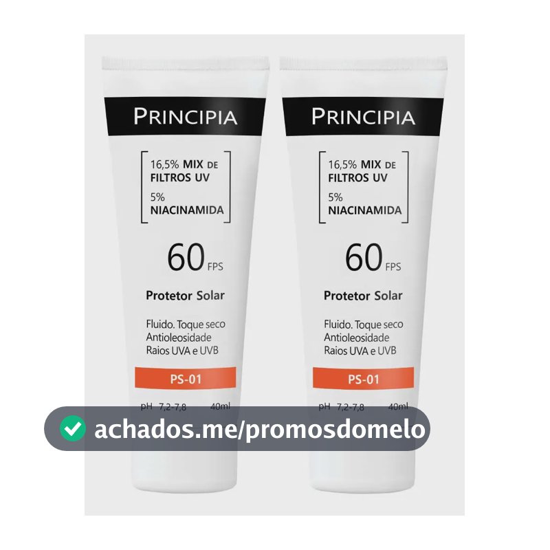 Principia Kit Protetor Solar Facial Ps-01 Fps60