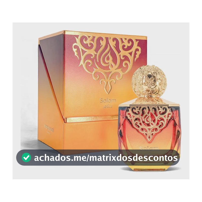 Perfume Árabe Mawwal Eden Salam Feminino 100ml Edp 100ml