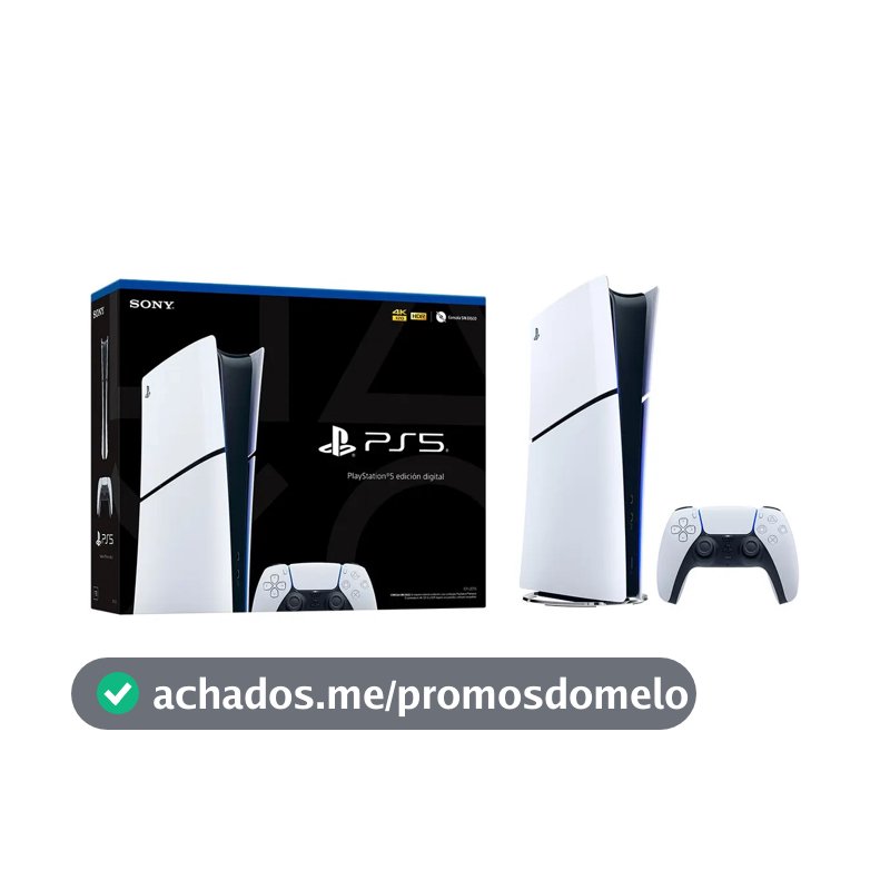 PlayStation 5 Edição Digital 825 GB Slim CFI 2114B Novo Lacrado