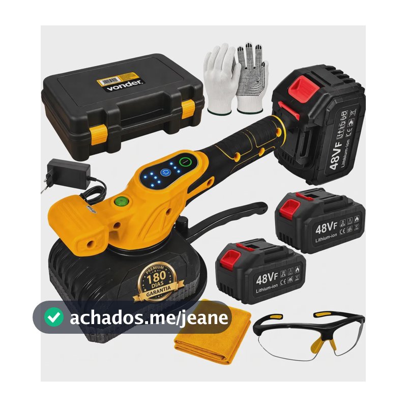 Máquina De Assentar Pisos Porcelanato Ventosa Vibratória 48v