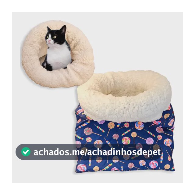 Cama Toca Para Gatos Saco De Dormir Caminha Confortável Pet