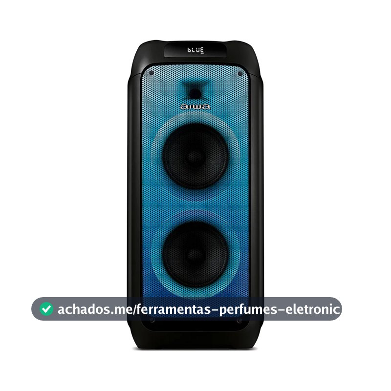 Caixa De Som Partybox Aiwa Pb-05 Bluetooth 20h Rgb Usb Tws