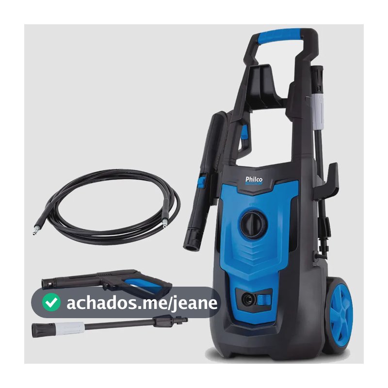 Lavadora Alta Pressão Philco 1800w Profissional 127v 2100psi Preto 127v 60