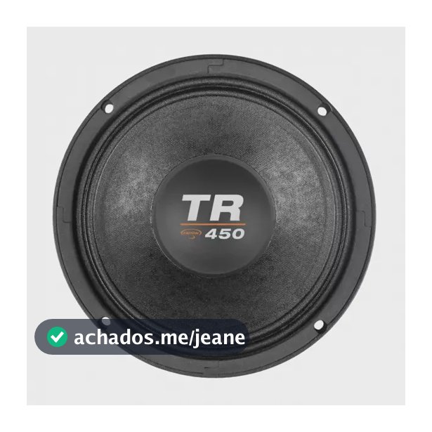 Alto Falante Triton TR 450 8 Polegadas Woofer 450w Rms 8 Ohms Cone Seco Lacrado Unidade