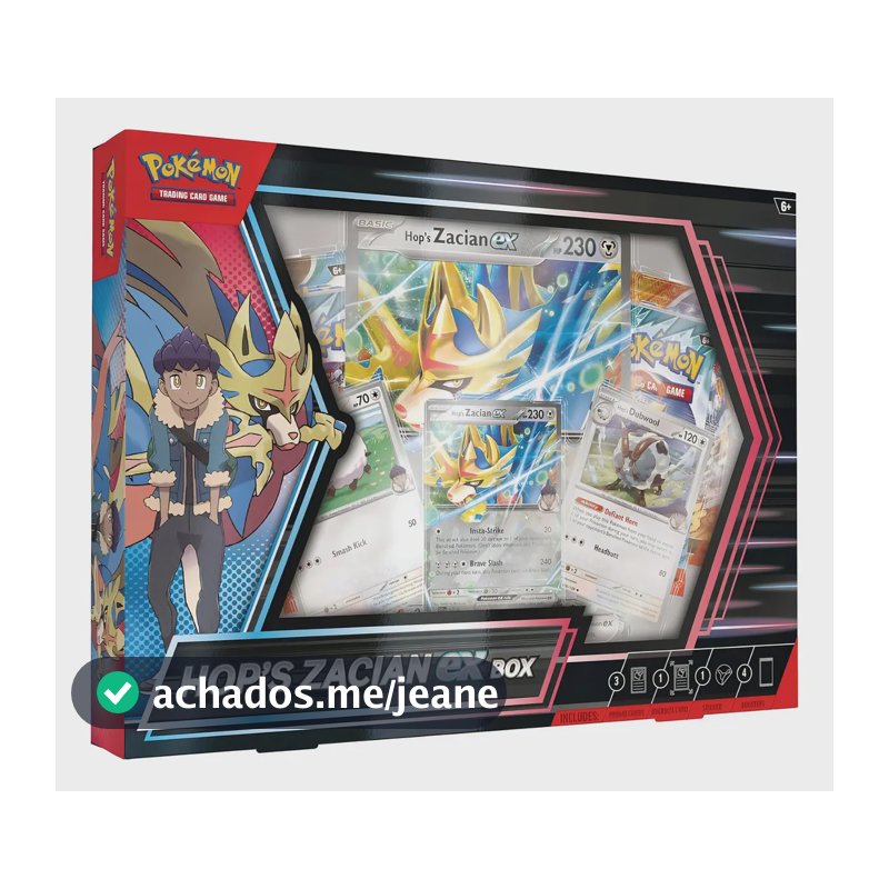 Pokemon Box Zacian Do Hop Ex (en)
