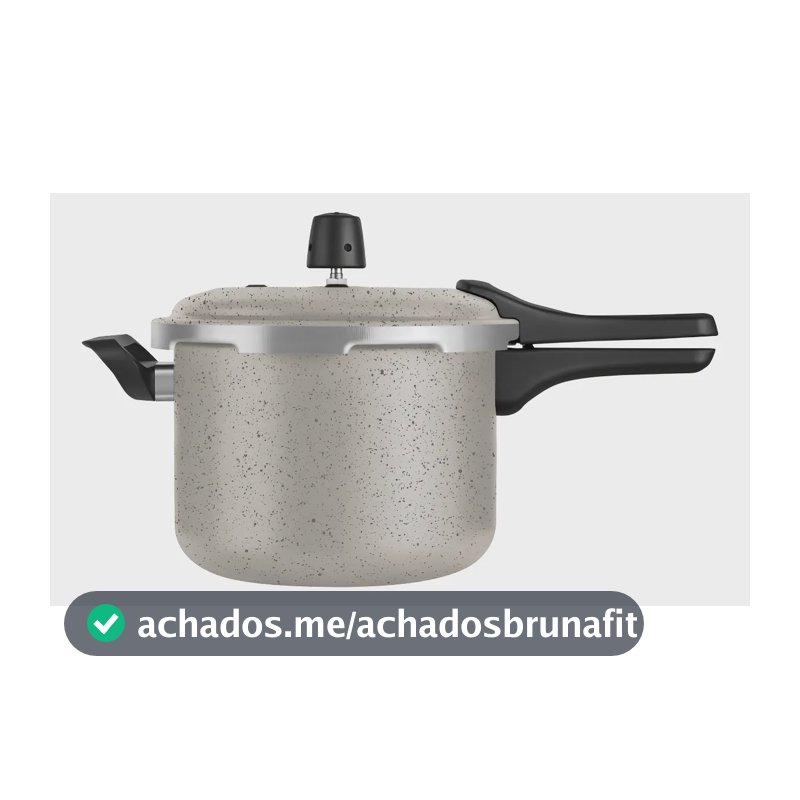 Panela De Pressão Antiaderente Fecho Externo 5 Litros