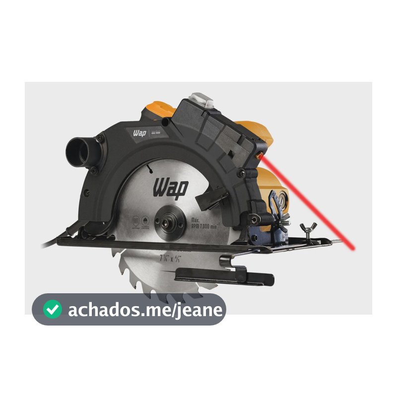 Serra Circular Elétrica WAP ESC1500 7 1/4” com Guia Laser 1500W