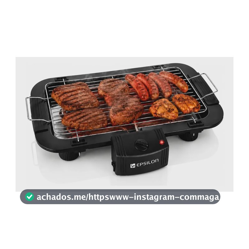 Eps-3091 Churrasqueira Elétrica Sem Fumaça Grill Ajuste de temperatura Epsilon