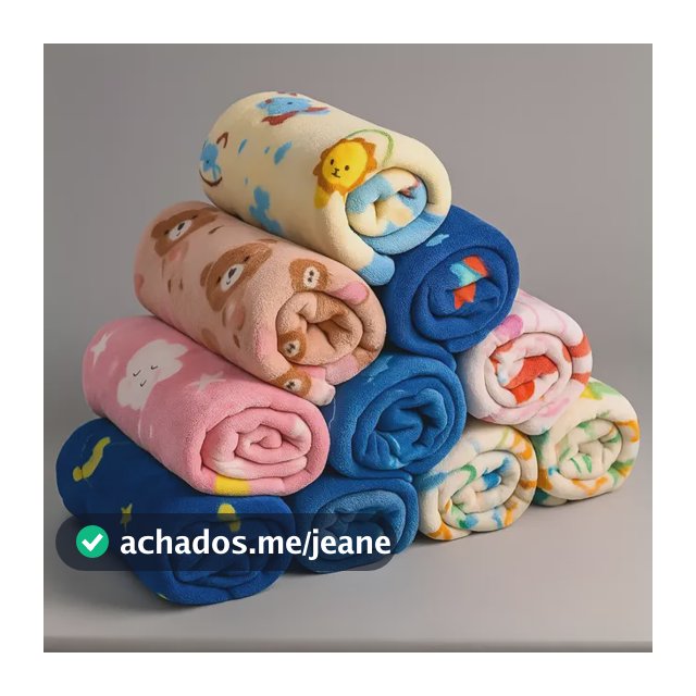 Kit 3 Mantas Cobertor Microfibra Infantil Bebê Menino Menina