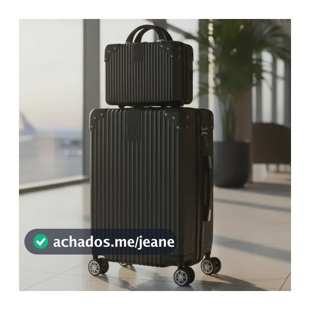 Mala De 10kg Blogueirinha Bordo Com Frasqueira Promoção Preto Listras