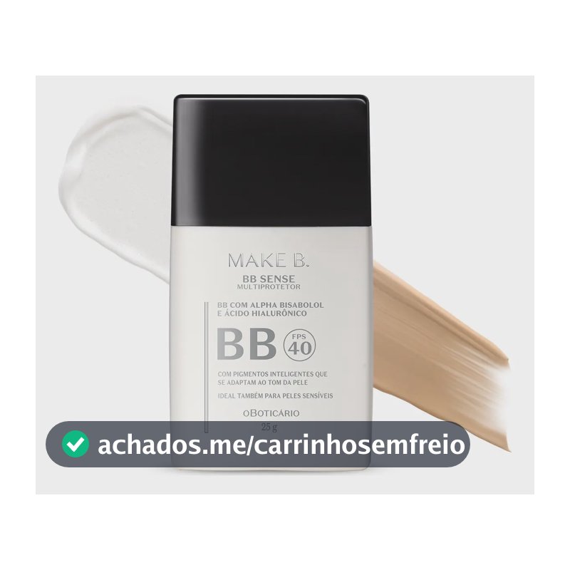 O Boticário Make B. Sense Cor 2 Bb Cream Fps 40 25g - 160 a 220