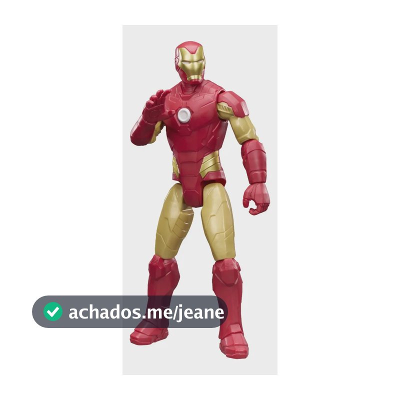 Marvel Vingadores Titan Series Homem De Ferro Boneco De Ação
