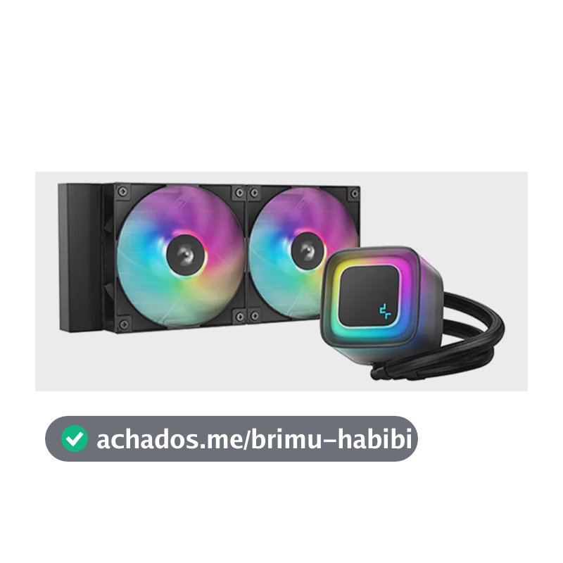 Watercooler Deepcool Le240 V2 Argb Preto 240mm Amd E Intel