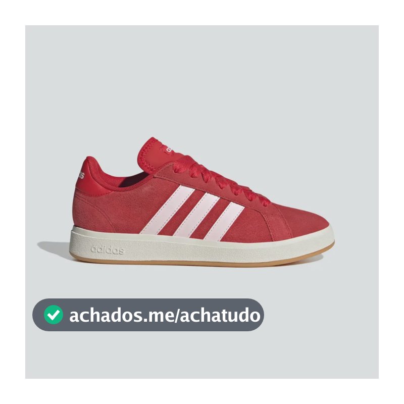 Tênis Feminino Grand Court Base 00s adidas Betsca/clpink/owhite Liso 37 Br