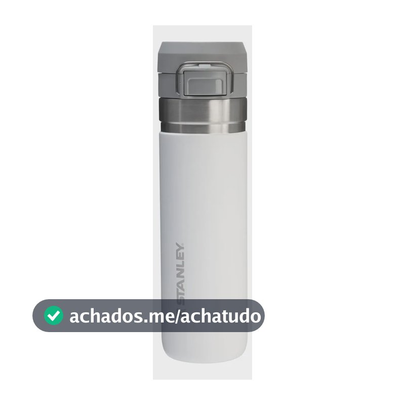 Garrafa Térmica Quick Flip Stanley 710ml Go Bottle Branco Cor Polar