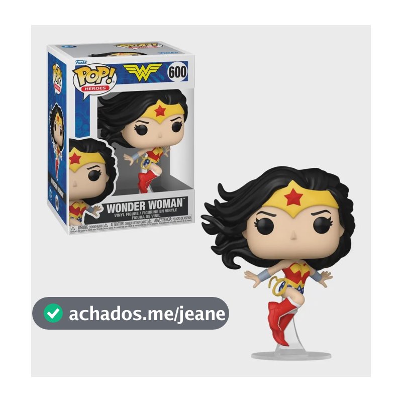 Boneco Funko Pop! Dc Comics Clássicos Mulher Maravilha