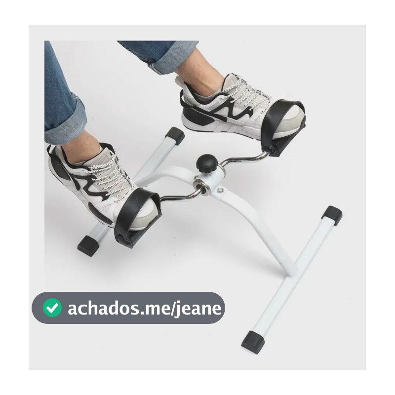Mini Bicicleta Ergométrica Genérica Branca 120kg Branco