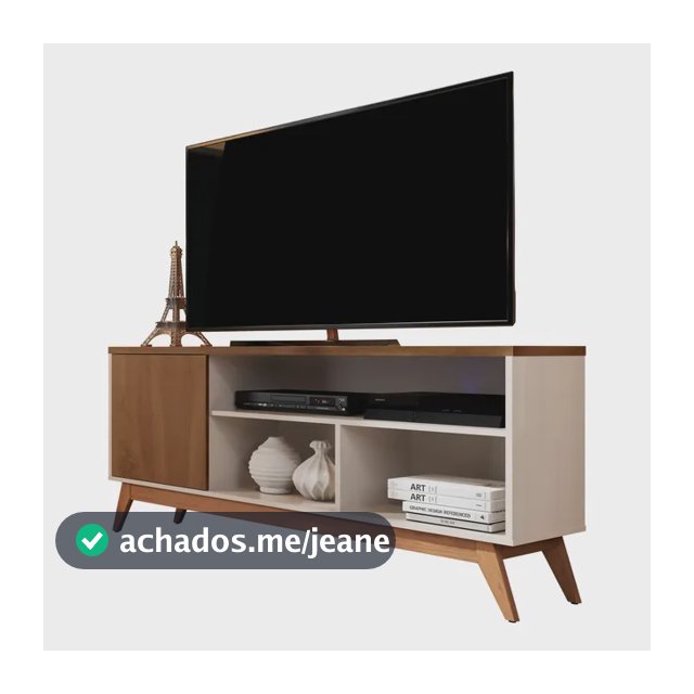 Rack Aparador  Bancada Retro Tv 55 Polegadas Malbec