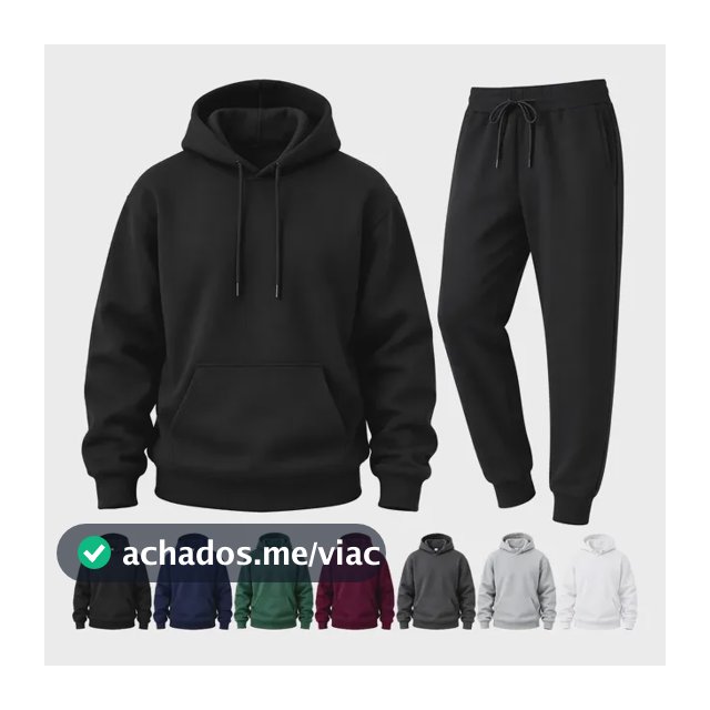 Conjunto Moletom Masculino,incluir Casaco Com Capuz E Calças