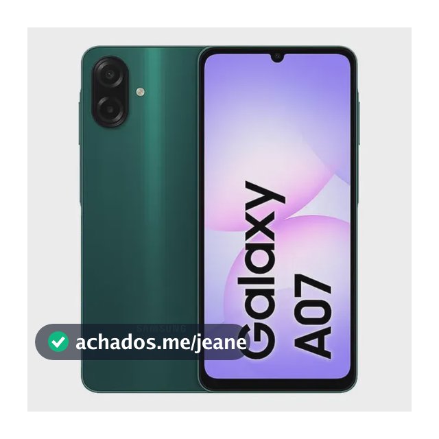 Celular Samsung Galaxy A07 256gb 8gb Câmera 50mp Verde