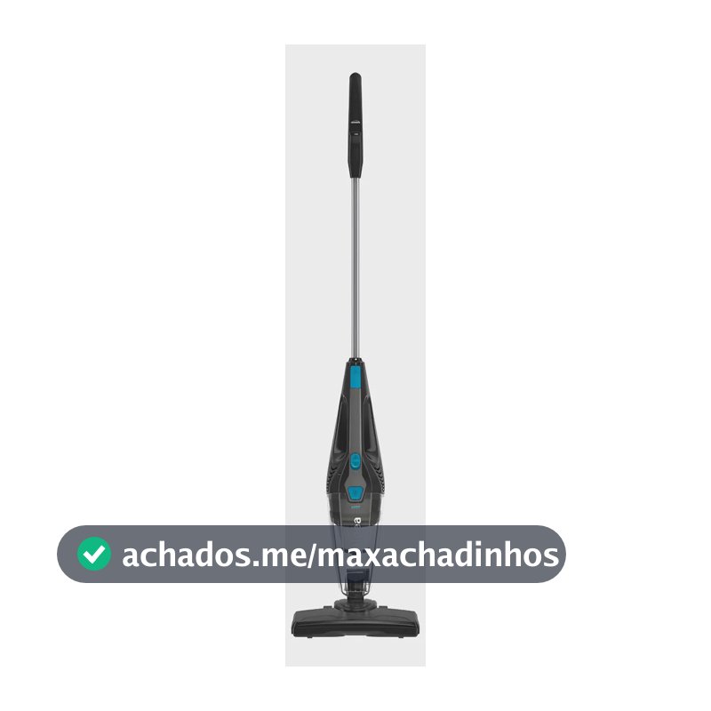 Aspirador de Pó Vertical Midea, 1350W, 2 em 1, cabo de 5M, Preto e Azul