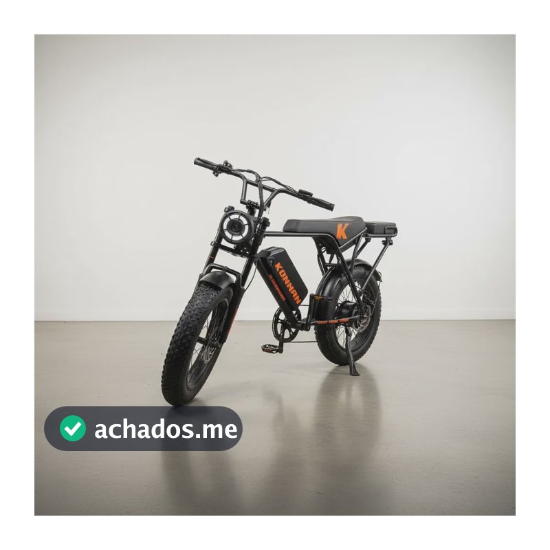 Bicicleta Elétrica 750w Konnan Fast Trail Laranja Lítio 48v Laranja 20
