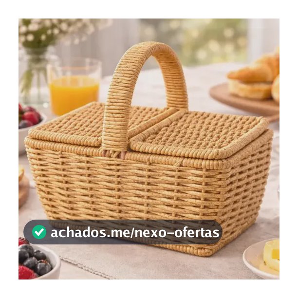 Cesta P De Servir Mesa Posta Presente Pães Chocolate Flores Palha Doces Pequena Decoração Festa Ursinho Mesa Posta Fruteira Vime Boho Chic