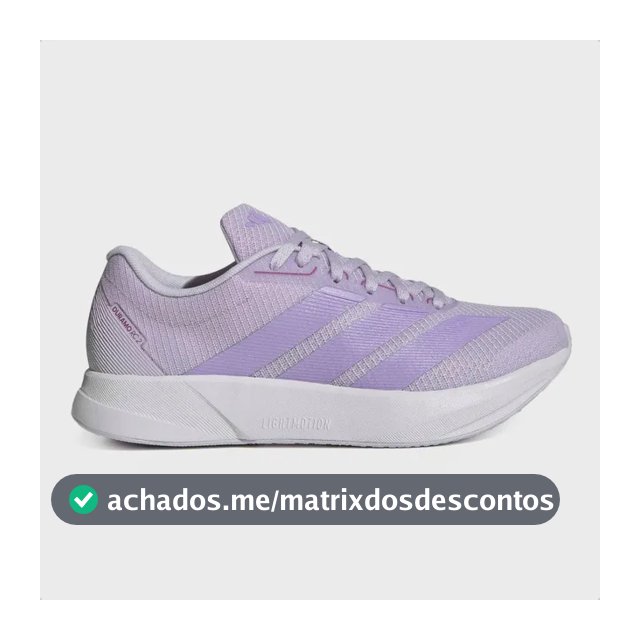 Tênis adidas Feminino Duramo Rc2 Corrida Performance Treino Lilás 37 Br