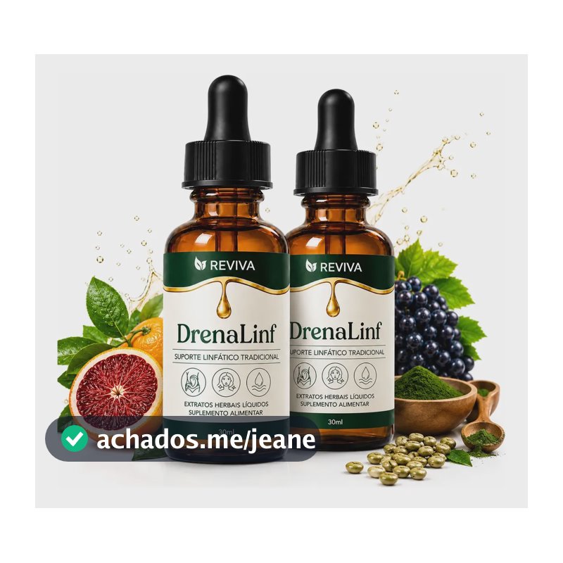 2 Drenalinf 30 Ml  Fórmula Importada | Envio Full Suplemento Para Drenagem Linfática