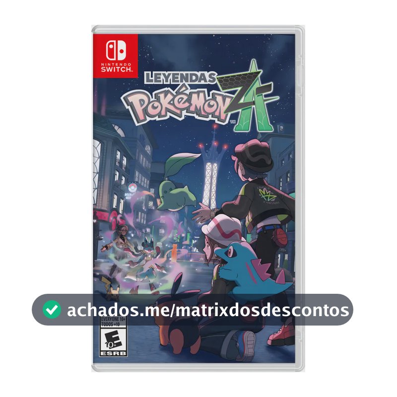 Pokemon Legends Z-a Switch Midia Fisica