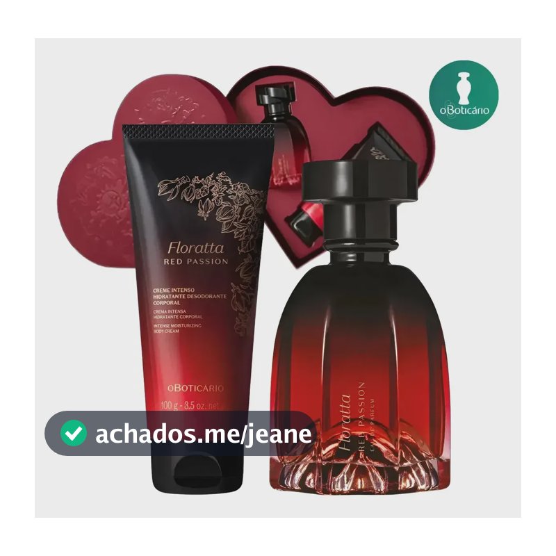 Presente Floratta Red Passion Eau De Parfum O Boticário