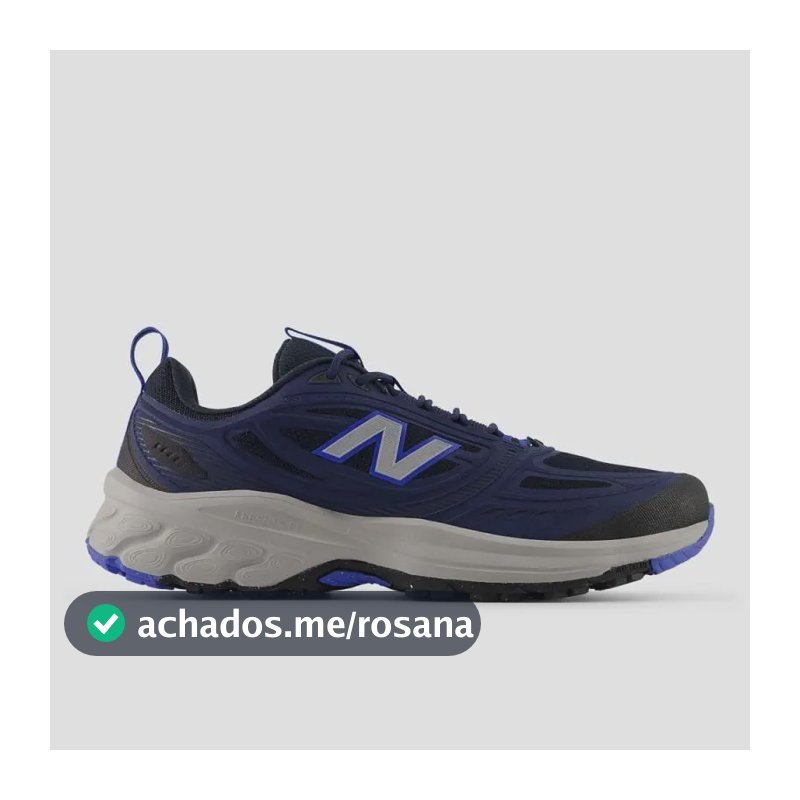 Tênis Masculino Fresh Foam 410v9 New Balance Azul-marinho Liso 39 Br