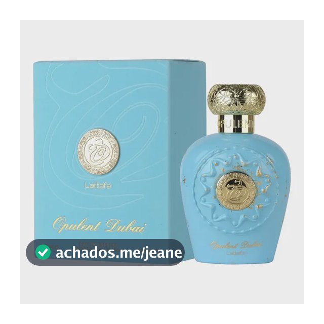 Perfume Árabe Lattafa Opulent Dubai Eau De Parfum 100 Ml