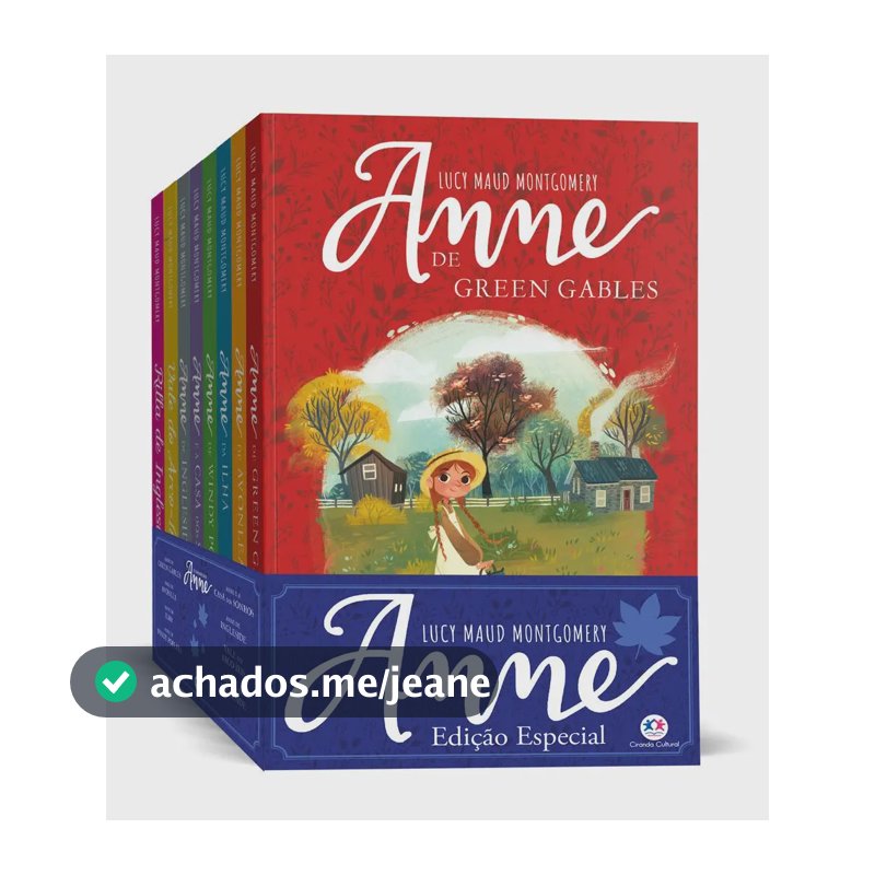 Coleção Anne de Green Gables com 8 livros mais Diário de aventuras - Montgomery, Lucy Maud - Ciranda Cultural - Capa Mole