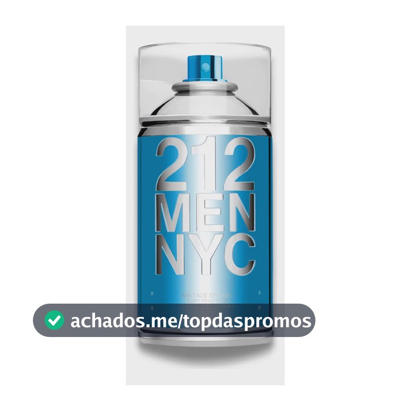 Body Spray Carolina Herrera 212 Men NYC Body Fragrance 250 ml