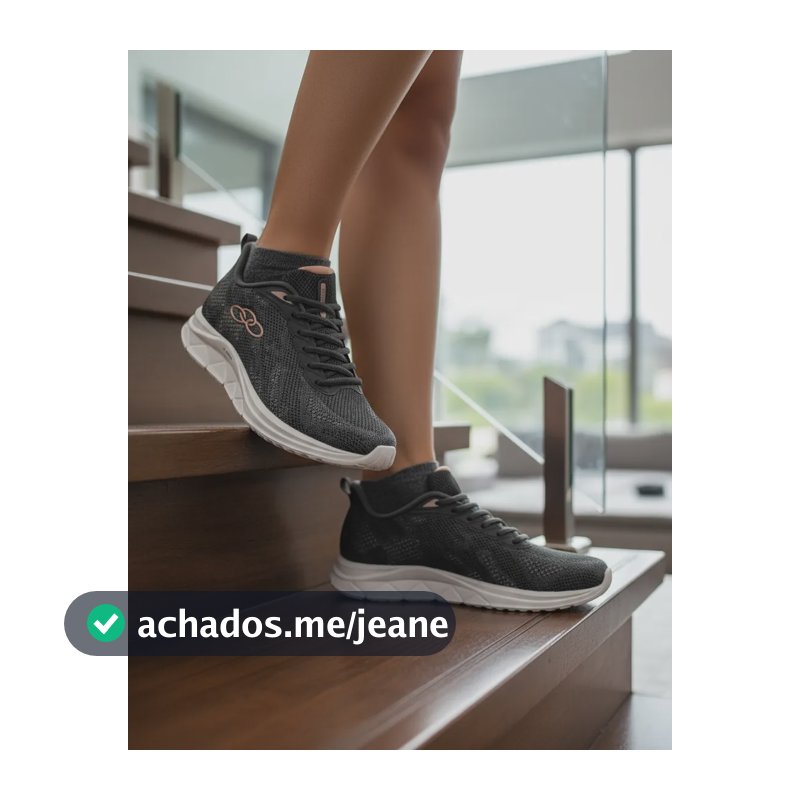Tênis Olympikus Citrus 2 Esportivo Confortável Corrida Chumbo/vanila 37 Br