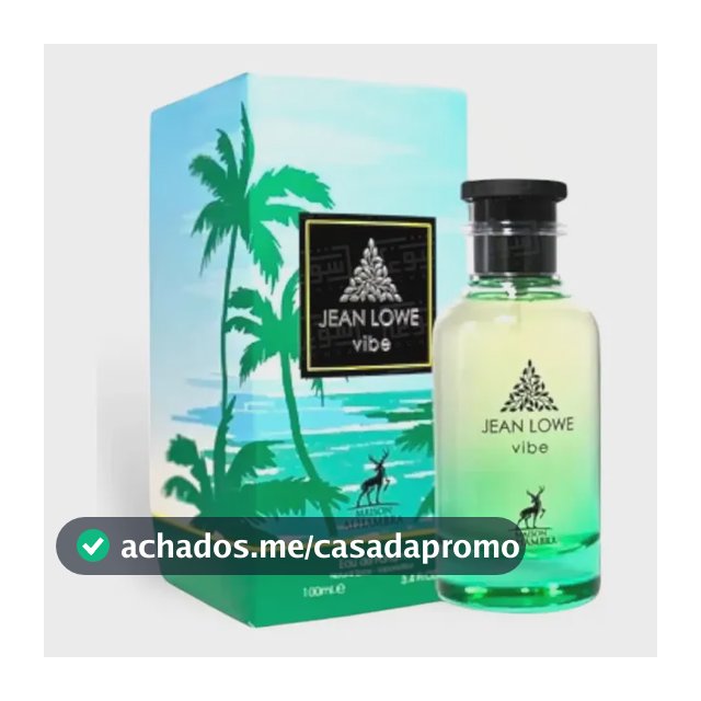 Perfume Árabe Maison Alhambra Jean Lowe Vibe 100ml