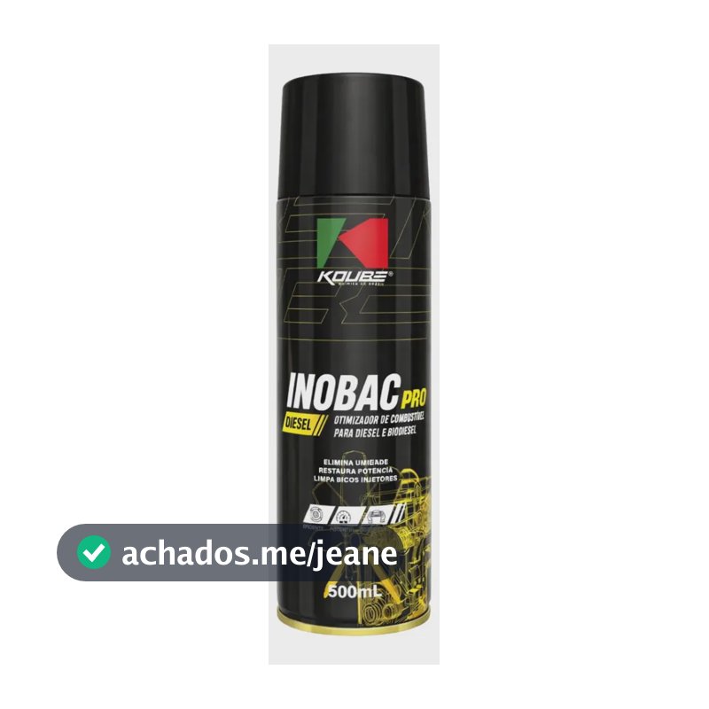 Aditivo Bactericida Diesel Biodiesel Inobac Pro Koube 500ml