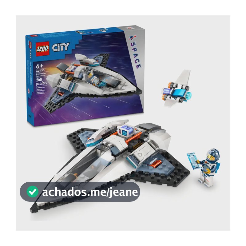 Lego City Nave Espacial Interestelar 240 Peças - 60430 240 City