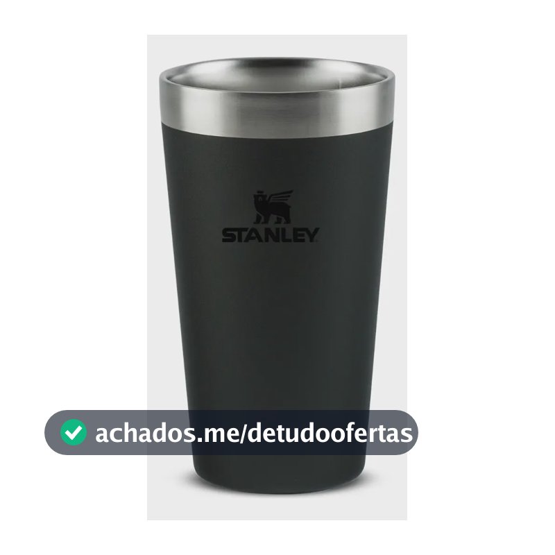 Copo Térmico para Cerveja Stanley Pint Adventure Black 2.0 354ml