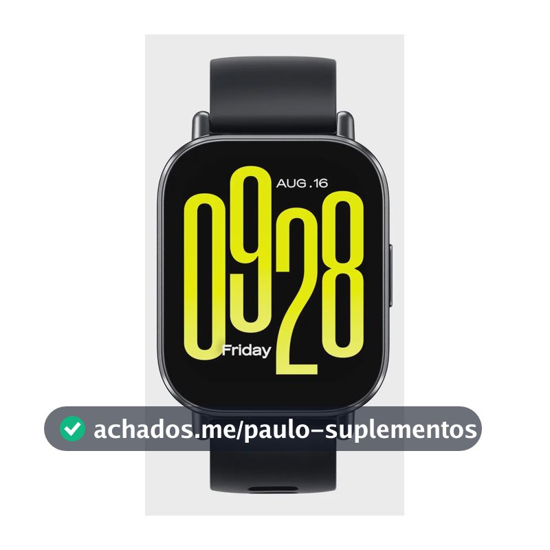 Smartwatch Xiaomi Redmi Watch 5 Active 2  Preto Preto Prateado