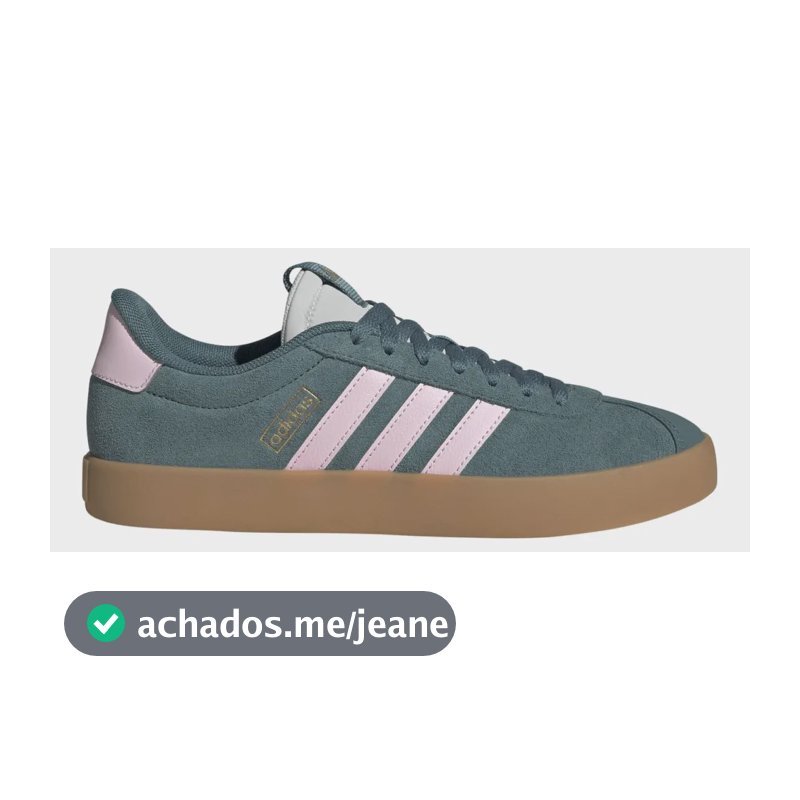 Tênis Feminino Vl Court 3.0 adidas Verde Liso 37 Br