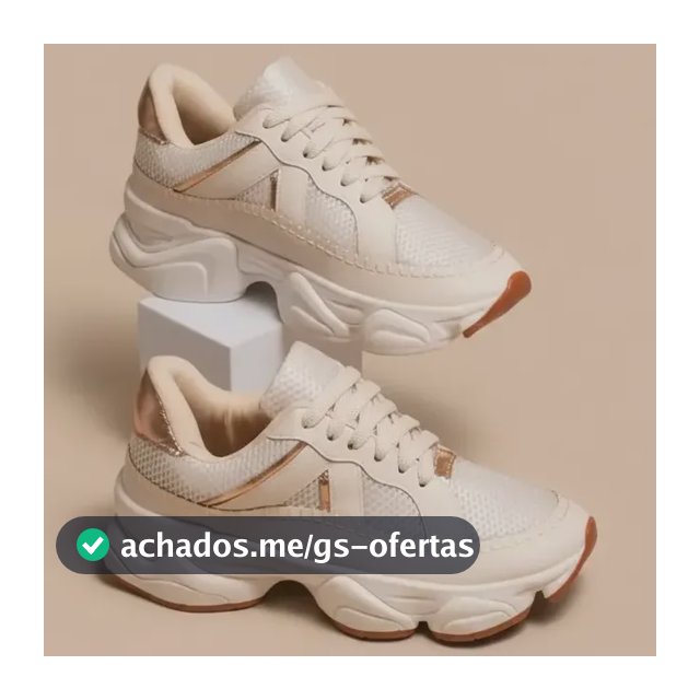 Tênis Feminino Plataforma Casual Chunky Macio Confortável