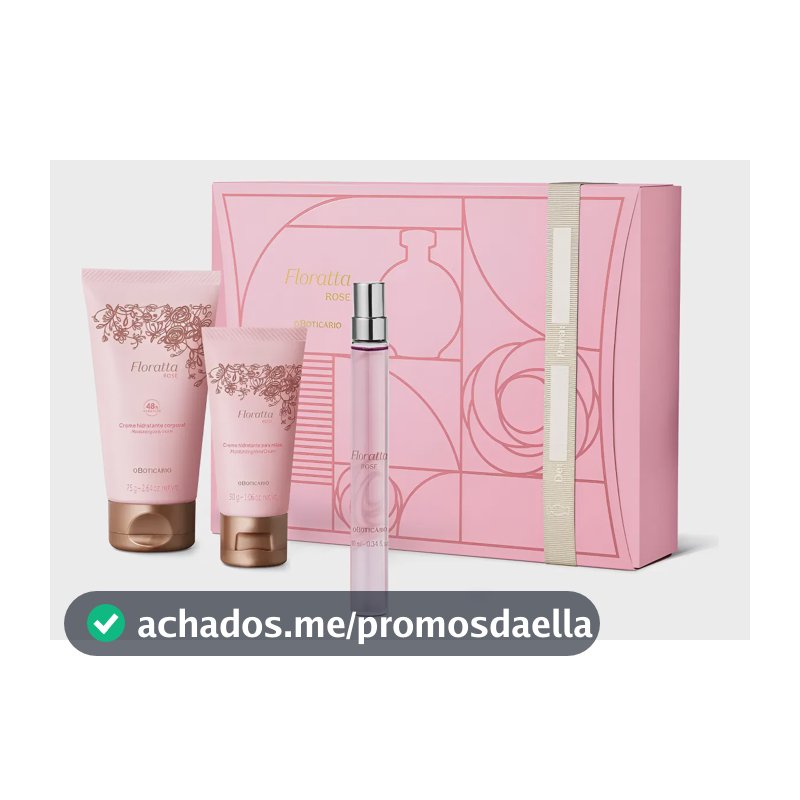Kit Presente Floratta Rose (3 Itens) Boticário