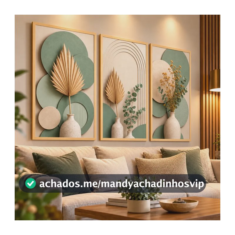Quadro Decorativo Plantas Botânico Folhagem Ramos Carvalho Madeira
