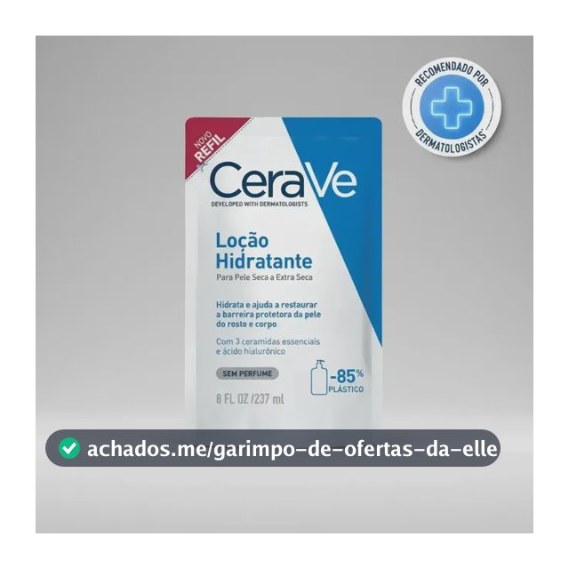 Loção Hidratante Para Pele Seca A Extra Seca Refil 237ml Cerave